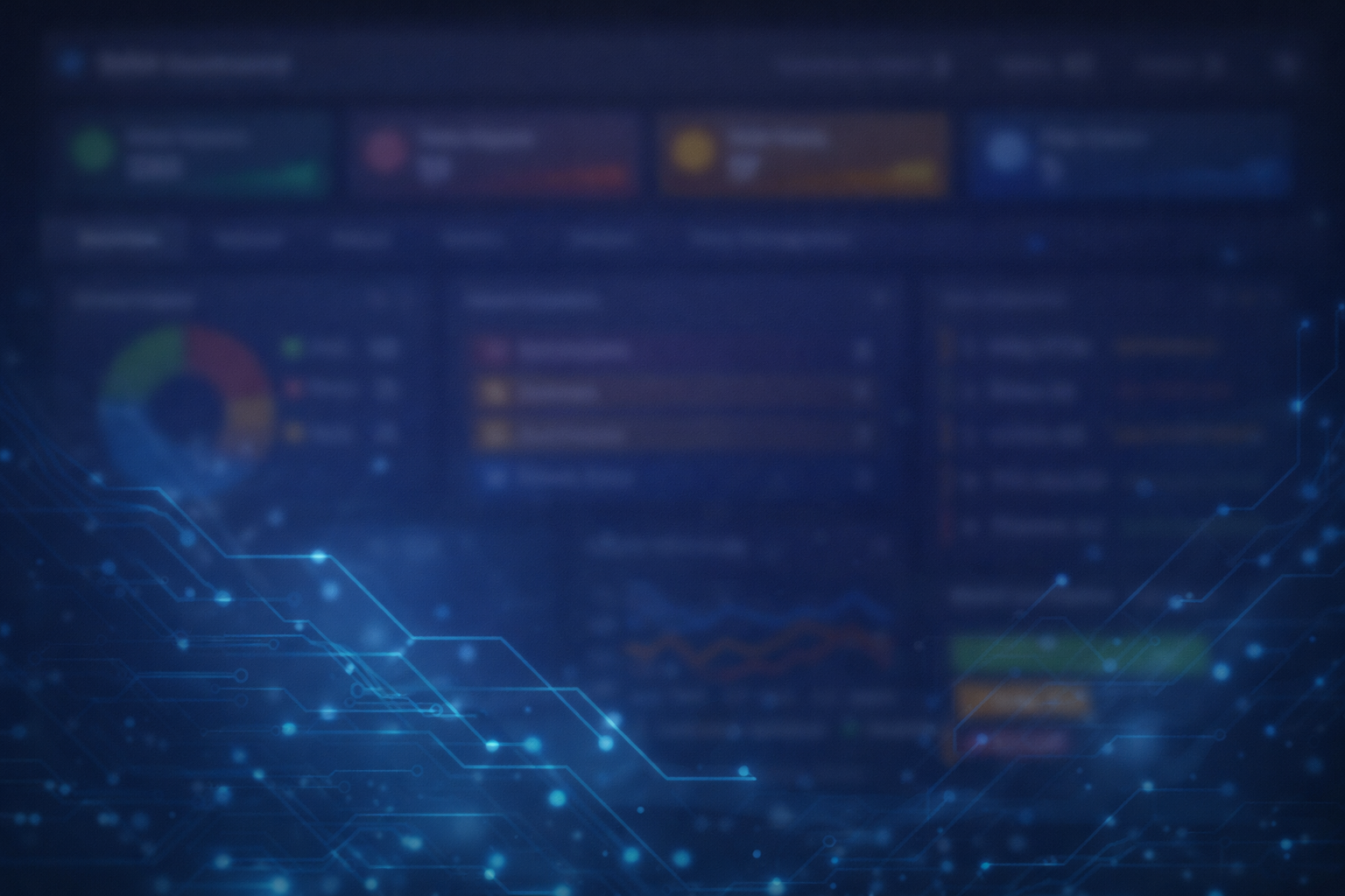 IT support dashboard illustration